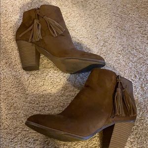 Brown booties